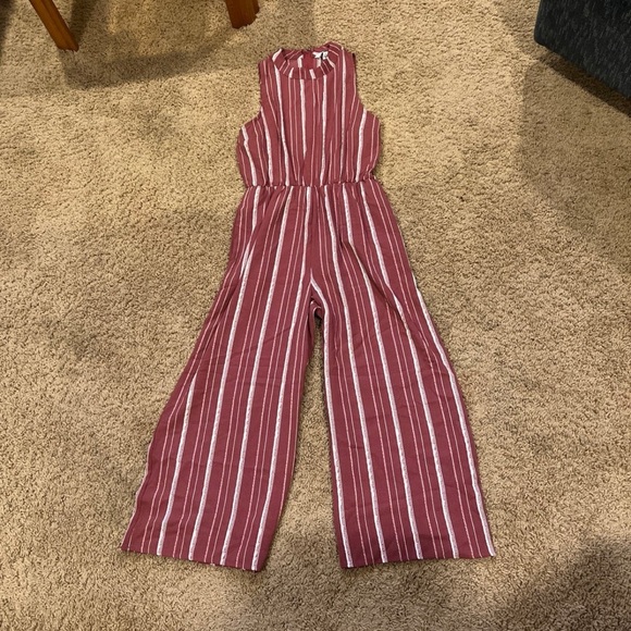 Striped jumpsuit - Picture 1 of 7